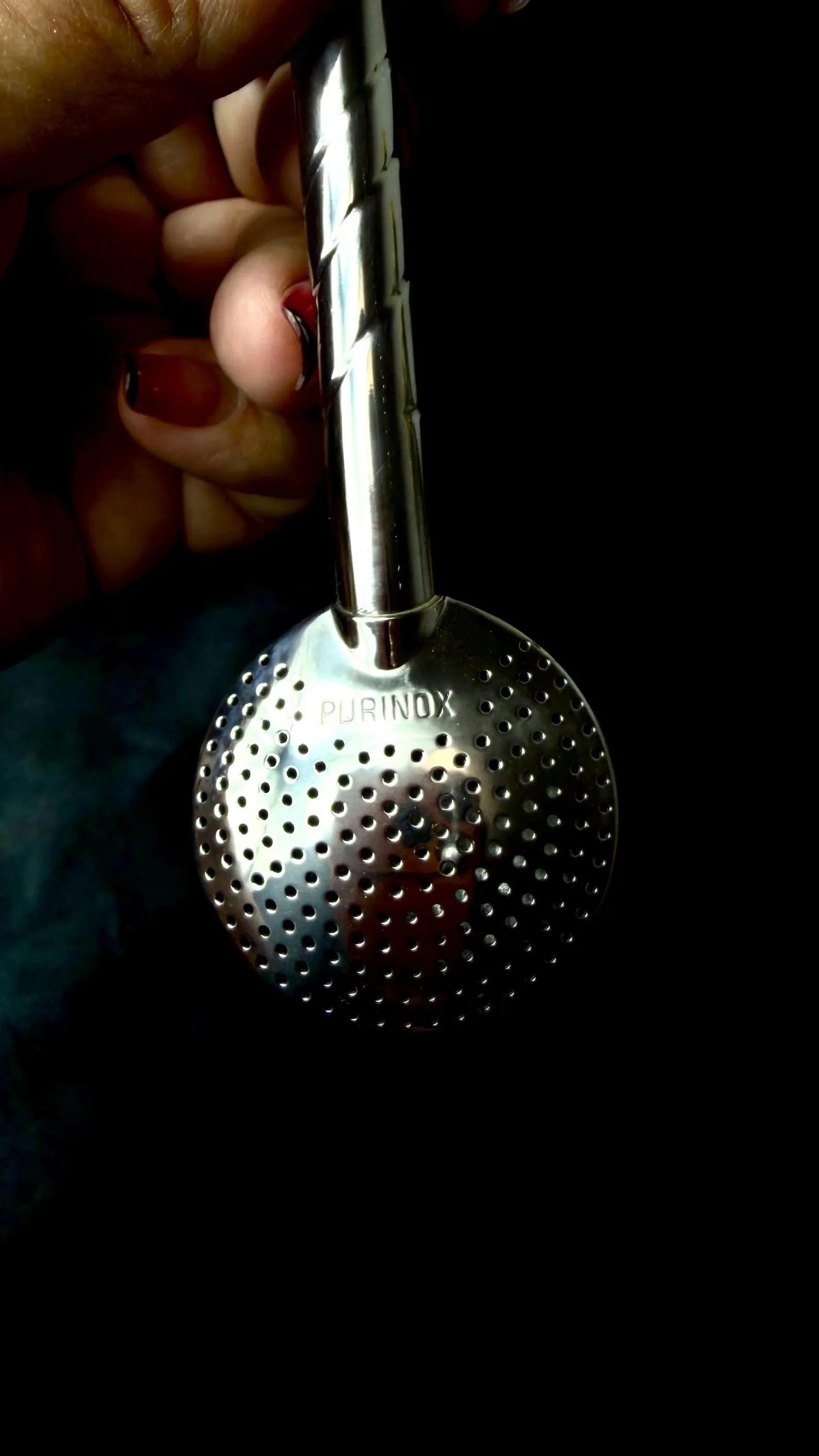 Purinox Semicurvo Cincelado Bombillón - Premium Brazilian Mate Straw- Surgical Stainless Steel Bombilla, Brazil