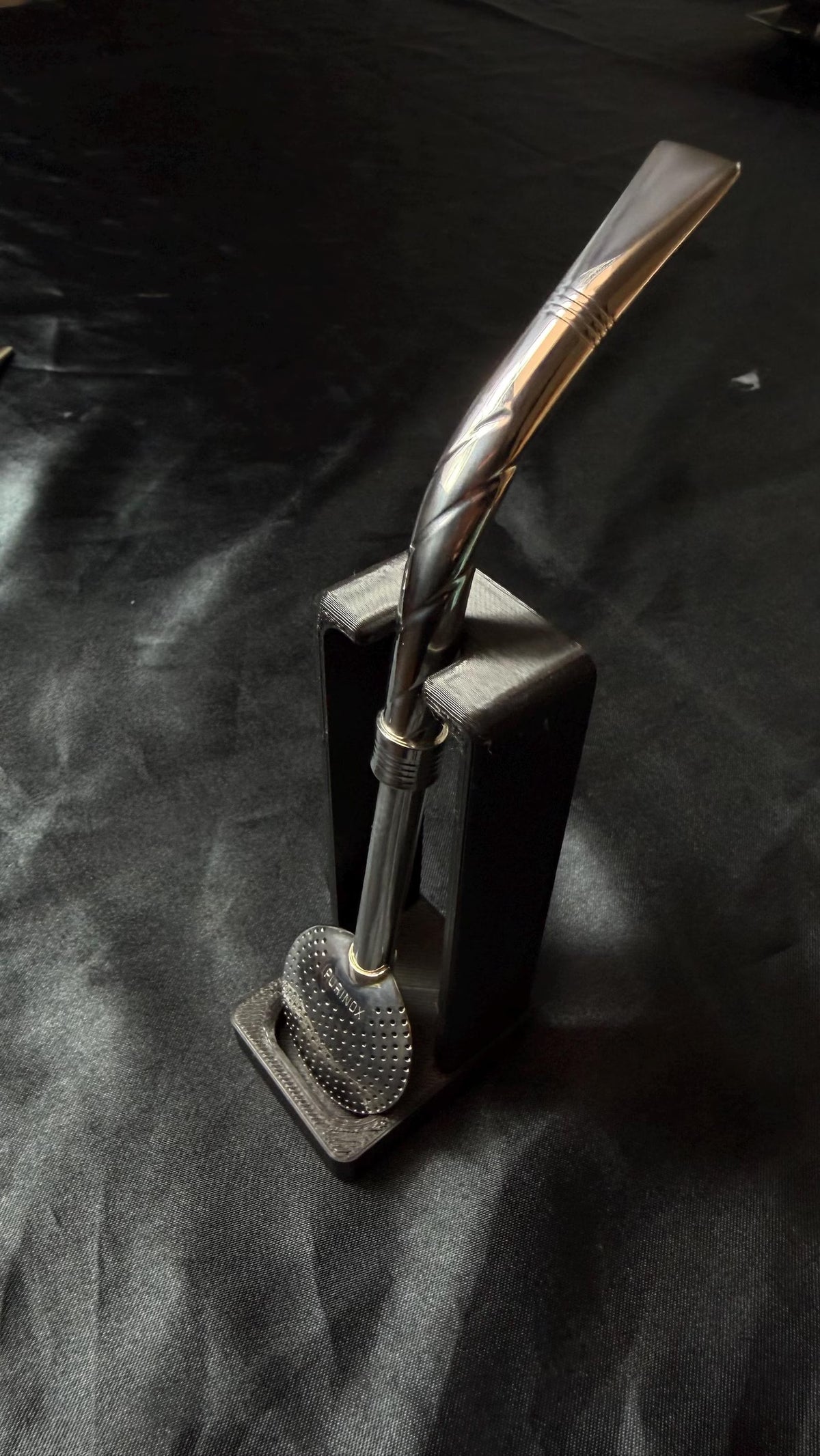 Purinox Pico de Loro Cincelado Bombillón-Premium Stainless Steel Mate Straw-Brazilian Yerba Mate Bombilla, Brazil