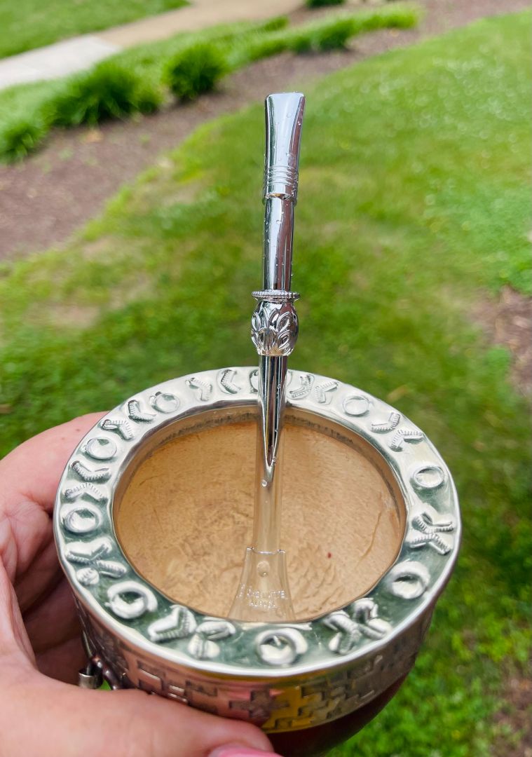 Imperial Criollo Mate Gourd – Handmade in Argentina – Nickel Silver Rim – Leather-Free – Traditional South American Yerba Cup