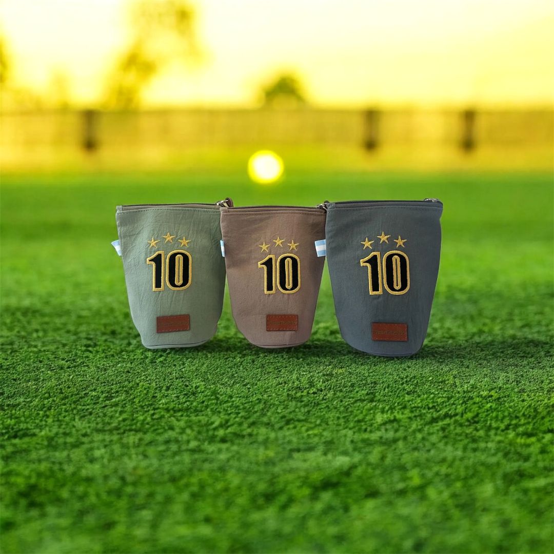 Yerba Mate Holder: 10 three starts-Handmade Cotton, Leather Closure - San Juan, Argentina