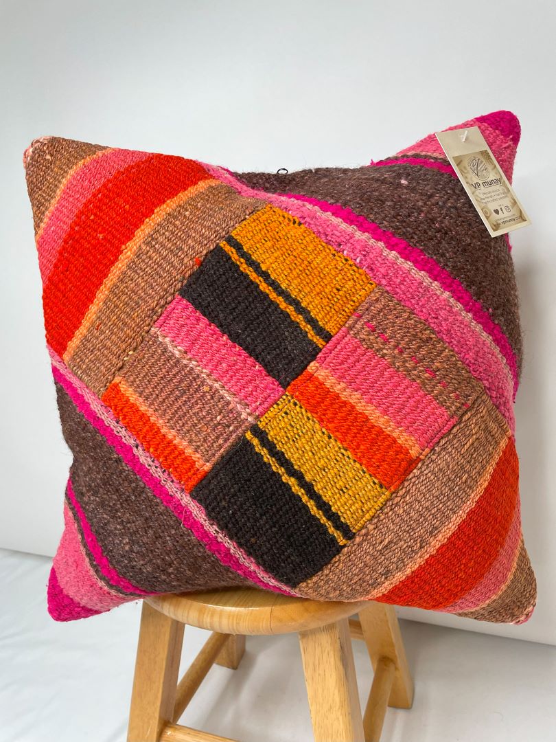 2 Throw Pillowcase, Aguayo's pillowcases, Multicolor, Bolivia/Peru