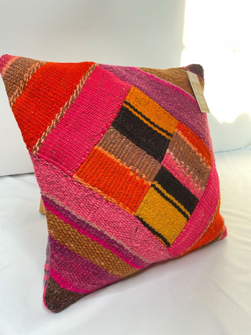 2 Throw Pillowcase, Aguayo's pillowcases, Multicolor, Bolivia/Peru