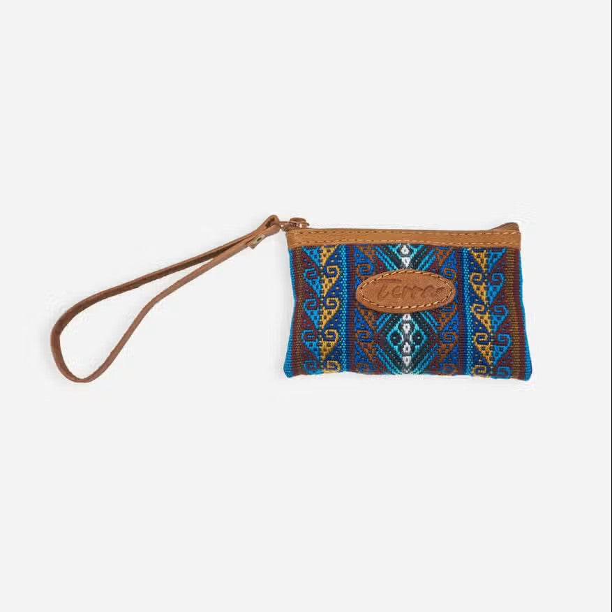 Leather Credit Card Wristlet, Ecuador