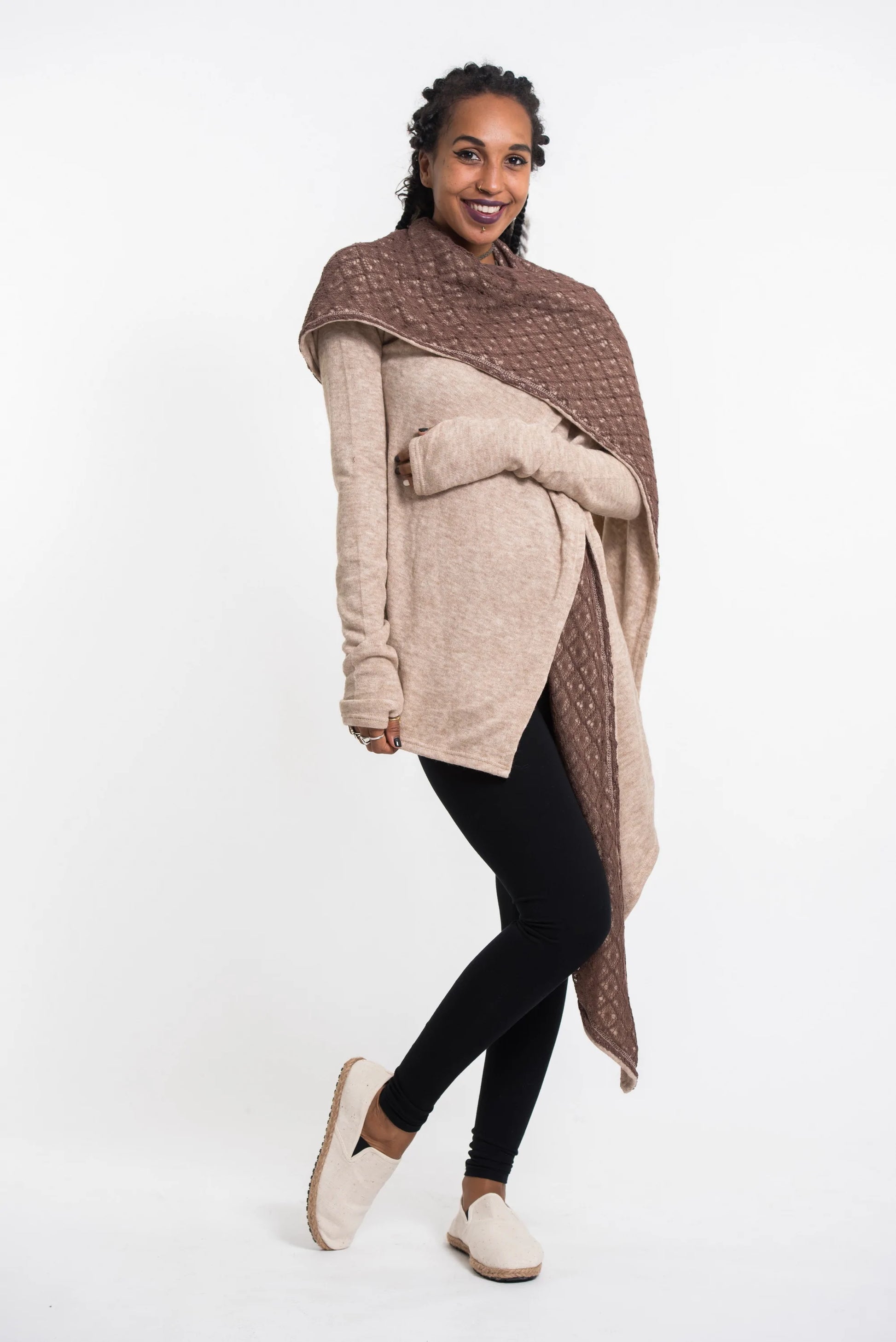 Hoodie shawl cardigan on sale