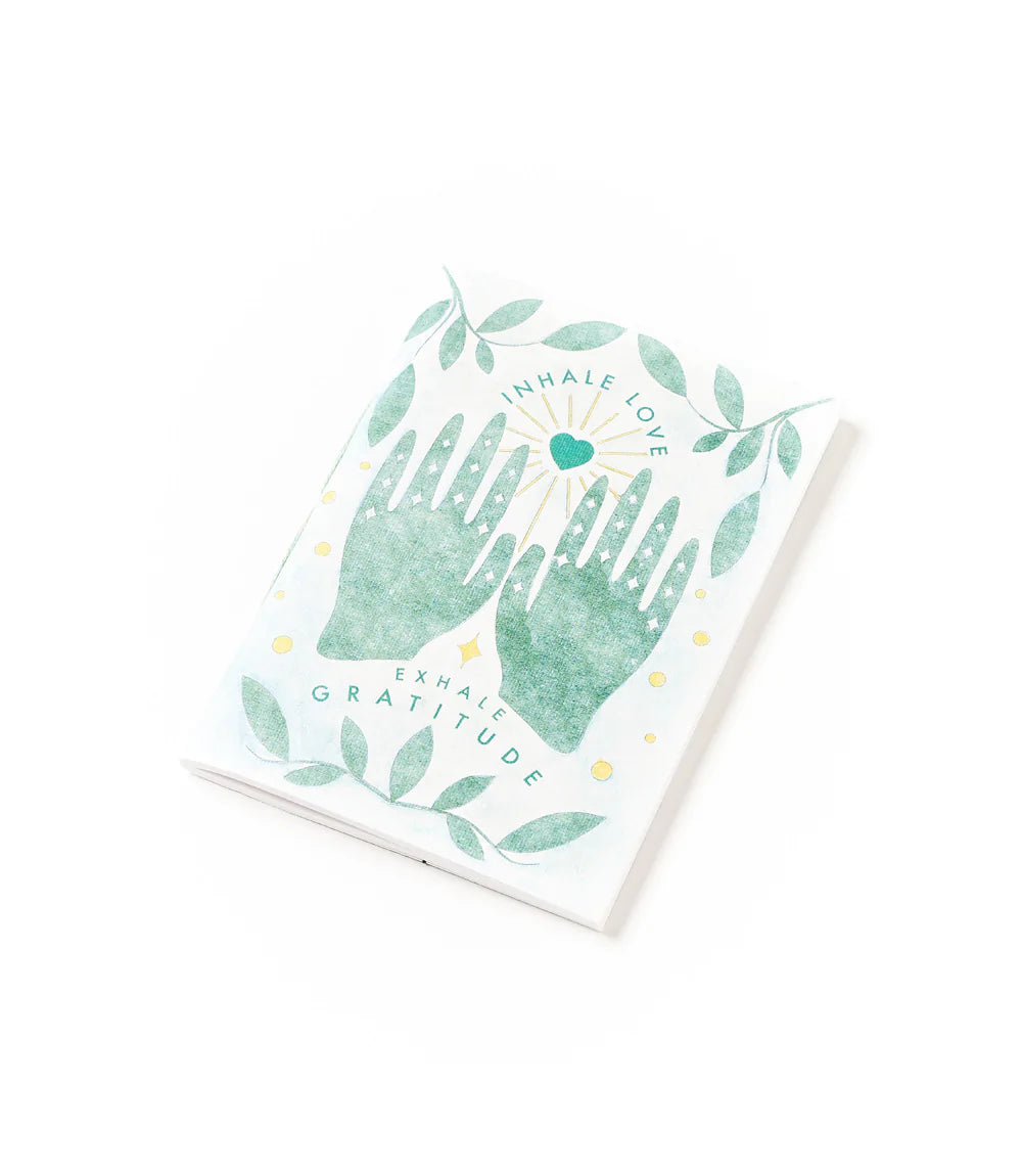 Gratitude Recycled Paper Journal - Exhale, India