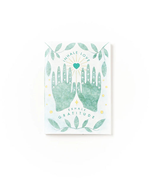 Gratitude Recycled Paper Journal - Exhale, India