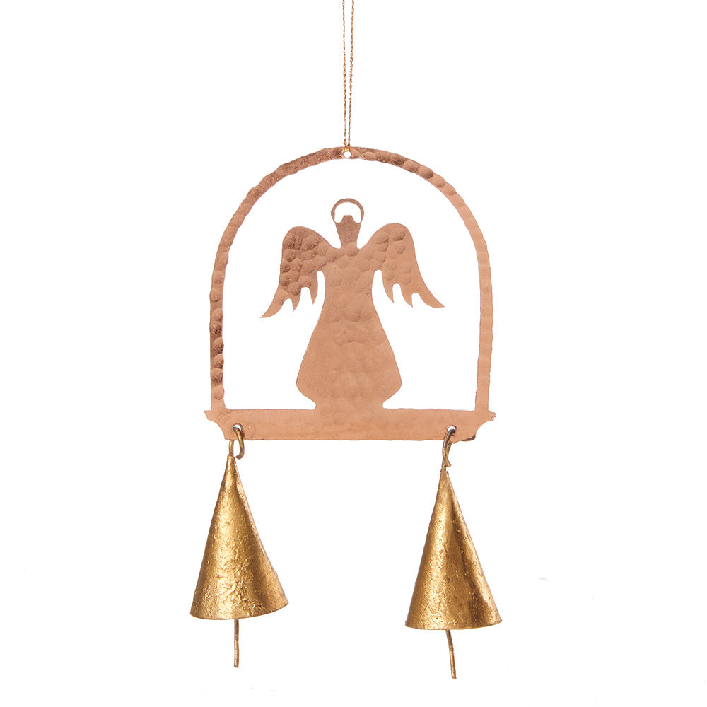 Copper Angel Chime Ornament, India