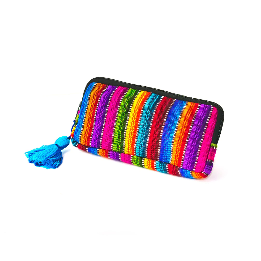 Worry Doll Multicolor Boho Wallet, Guatemala