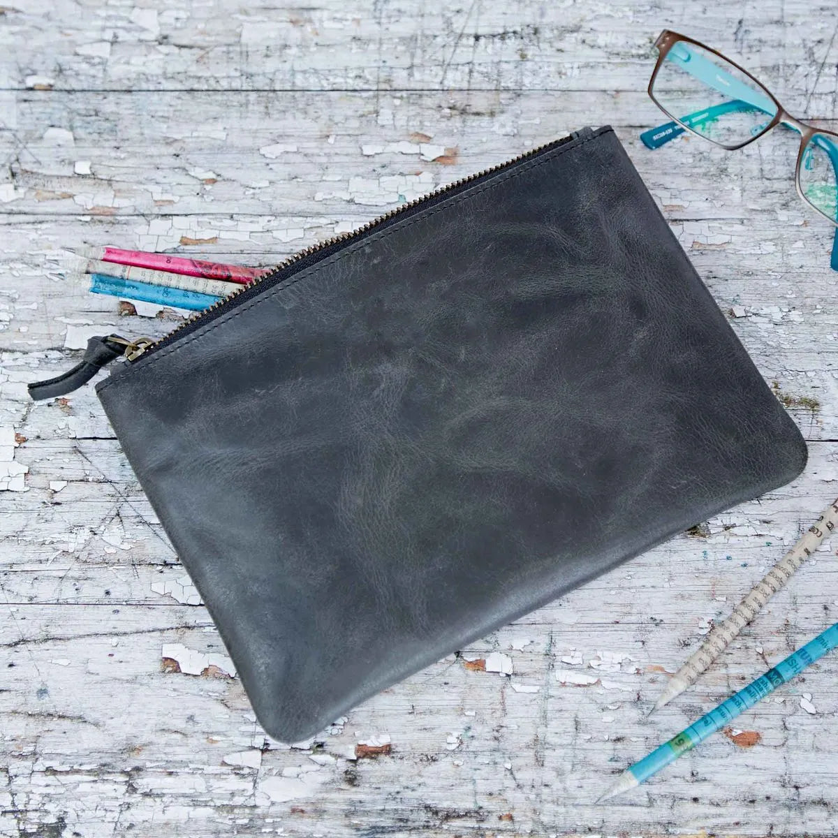 Buffalo Leather Pouch, Nepal