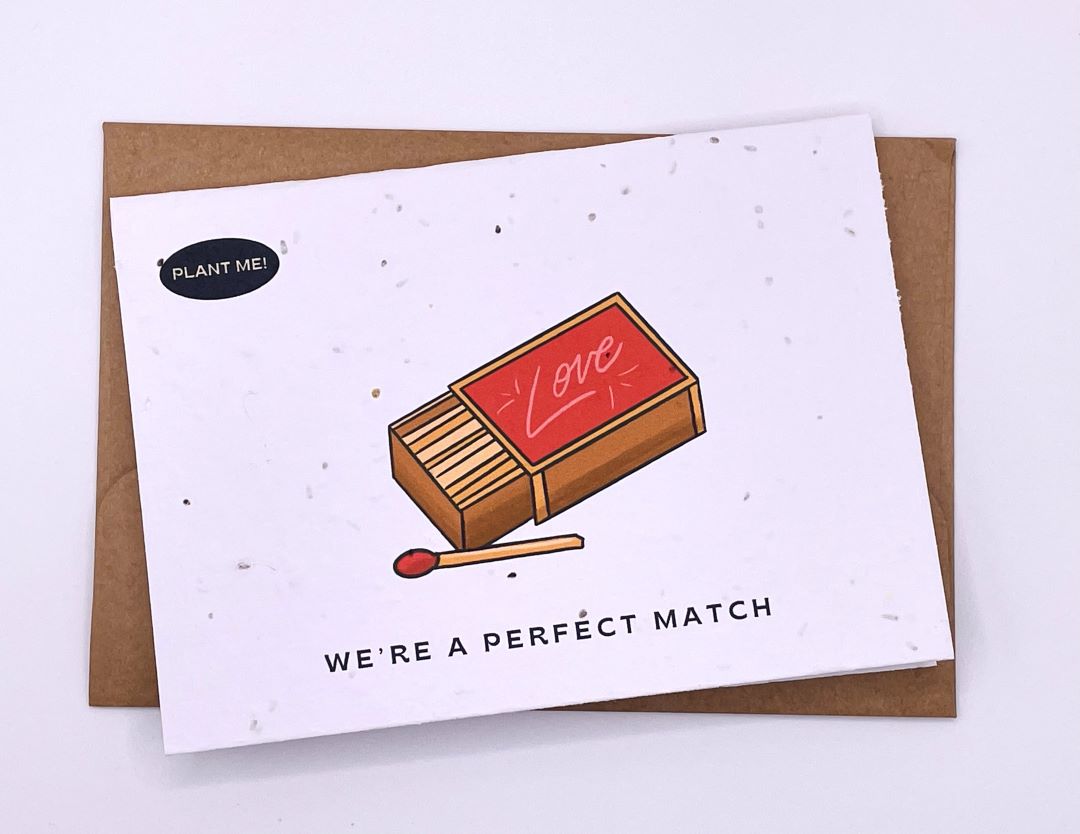 The Perfect Match Valentines Day Card, Canada