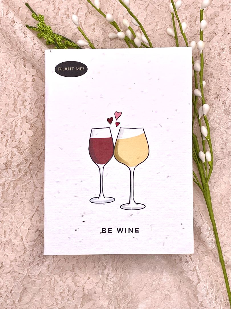Be Wine Valentines Day Card, Canada