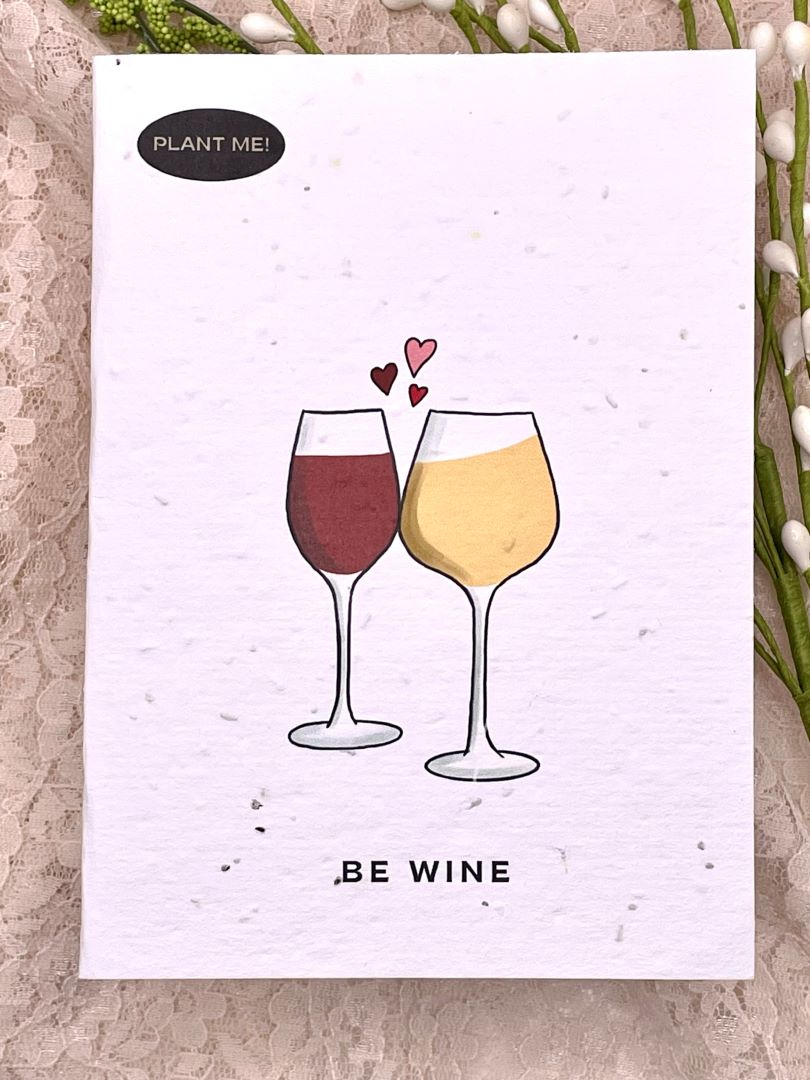Be Wine Valentines Day Card, Canada