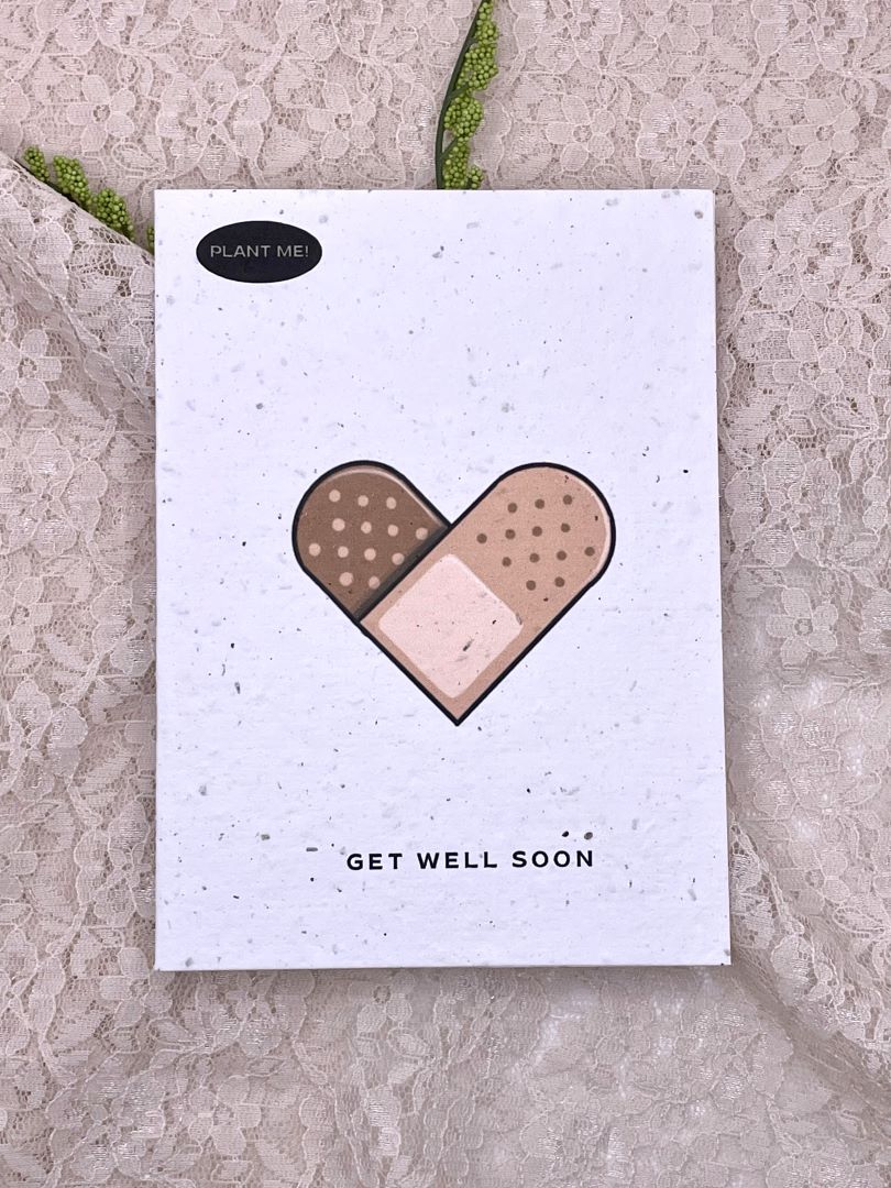 Band-aid Get Well Soon Plantable Greeting Card, Canada