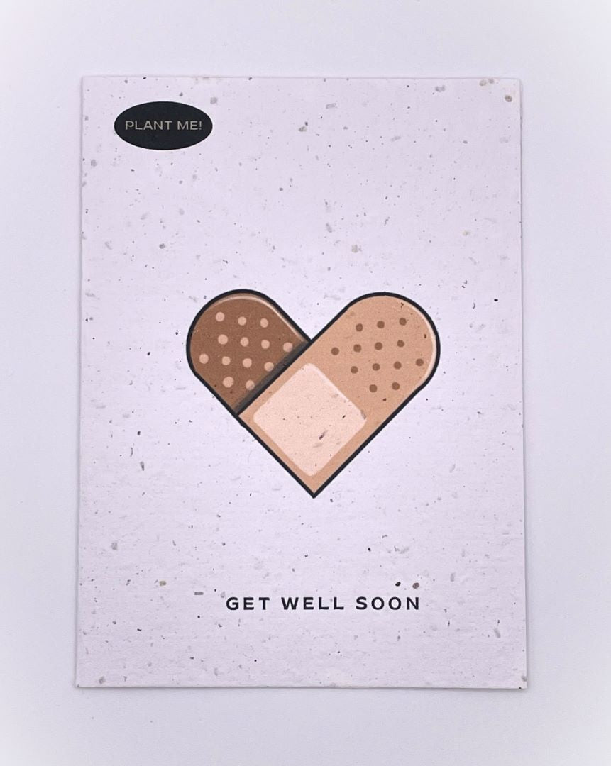 Band-aid Get Well Soon Plantable Greeting Card, Canada