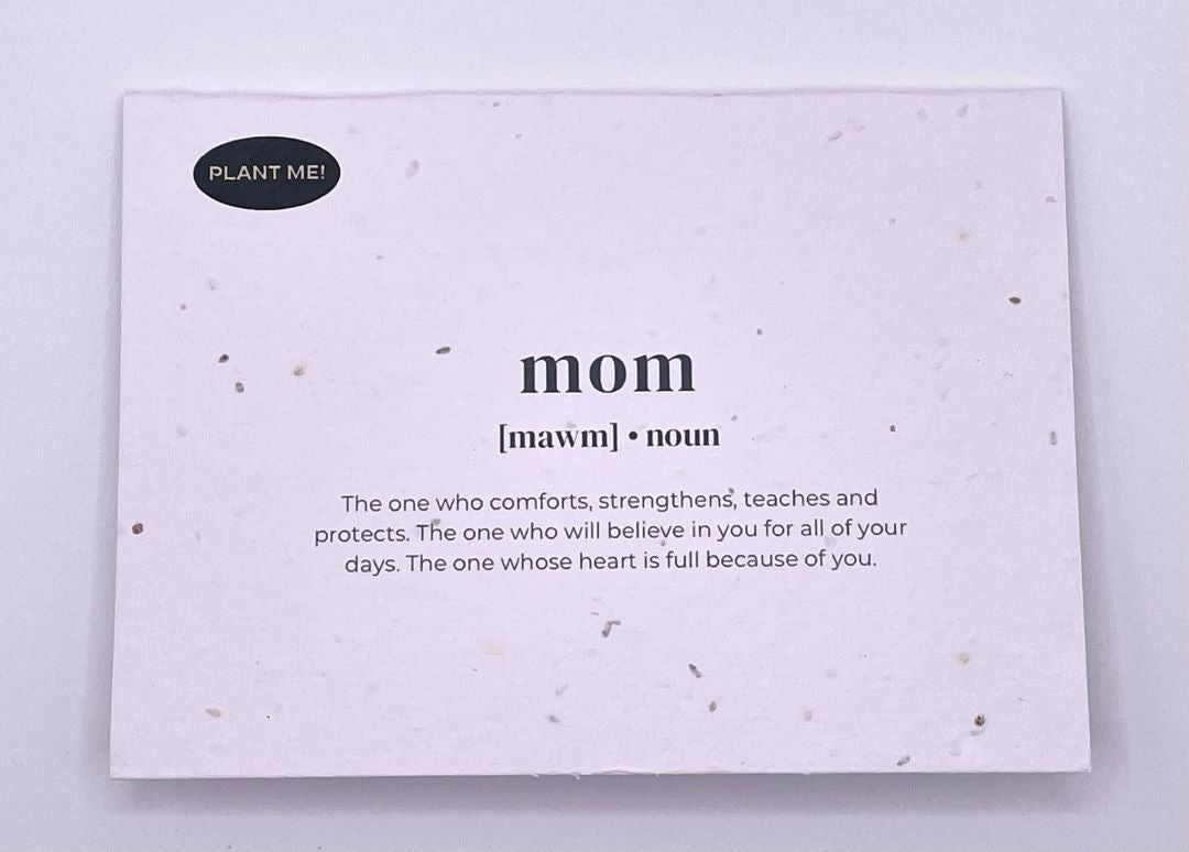 Mawm Noun Mothers Day Plantable Greeting Card, Canada