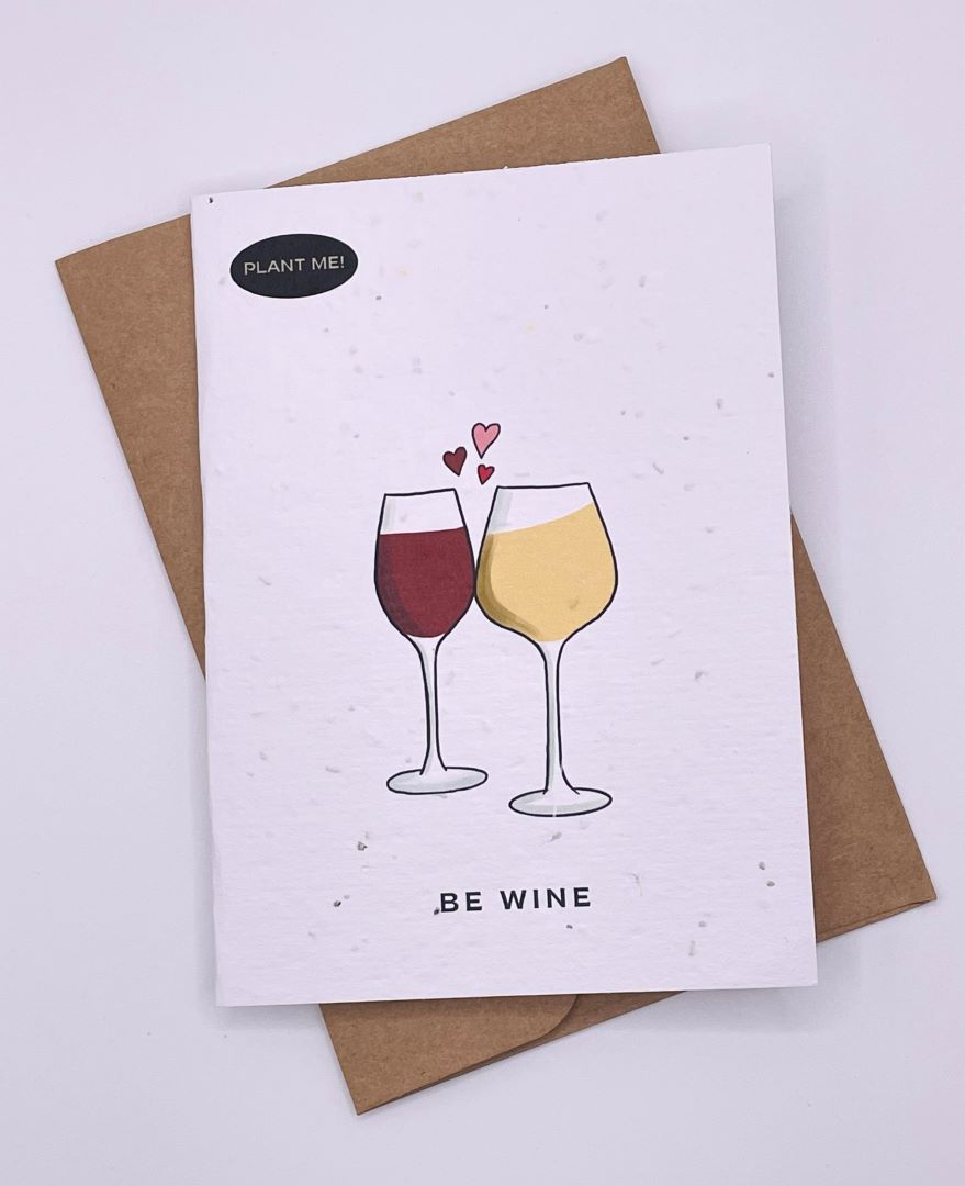 Be Wine Valentines Day Card, Canada