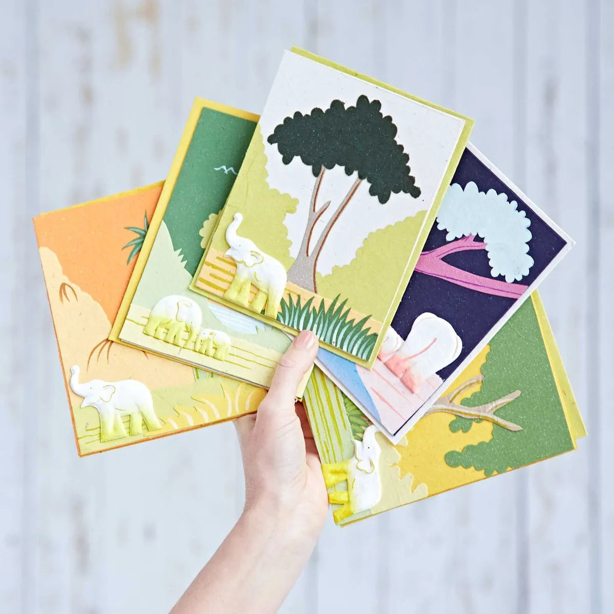 Eco Maximus Elephant Dung Greeting Card, Sri Lanka.