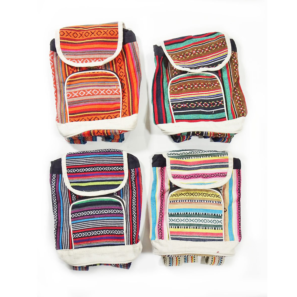 Cotton Gheri Baby Backpack, Nepal