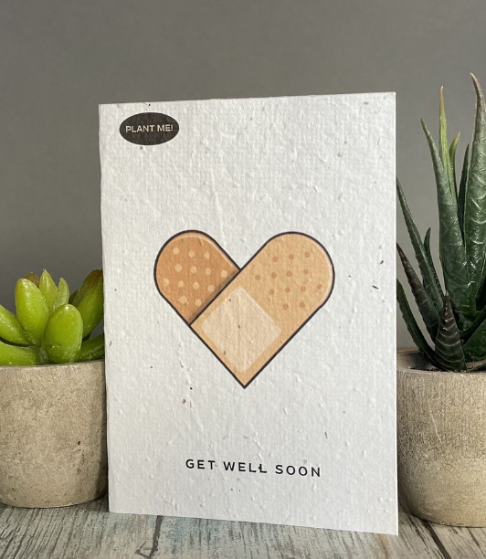 Band-aid Get Well Soon Plantable Greeting Card, Canada