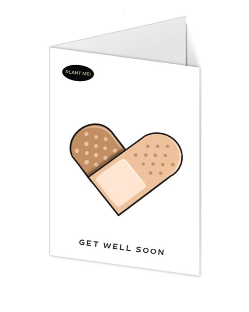 Band-aid Get Well Soon Plantable Greeting Card, Canada