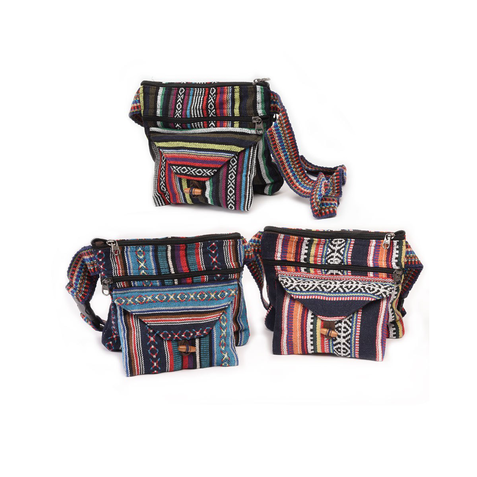 Gheri Cotton Hip Pouch, Nepal