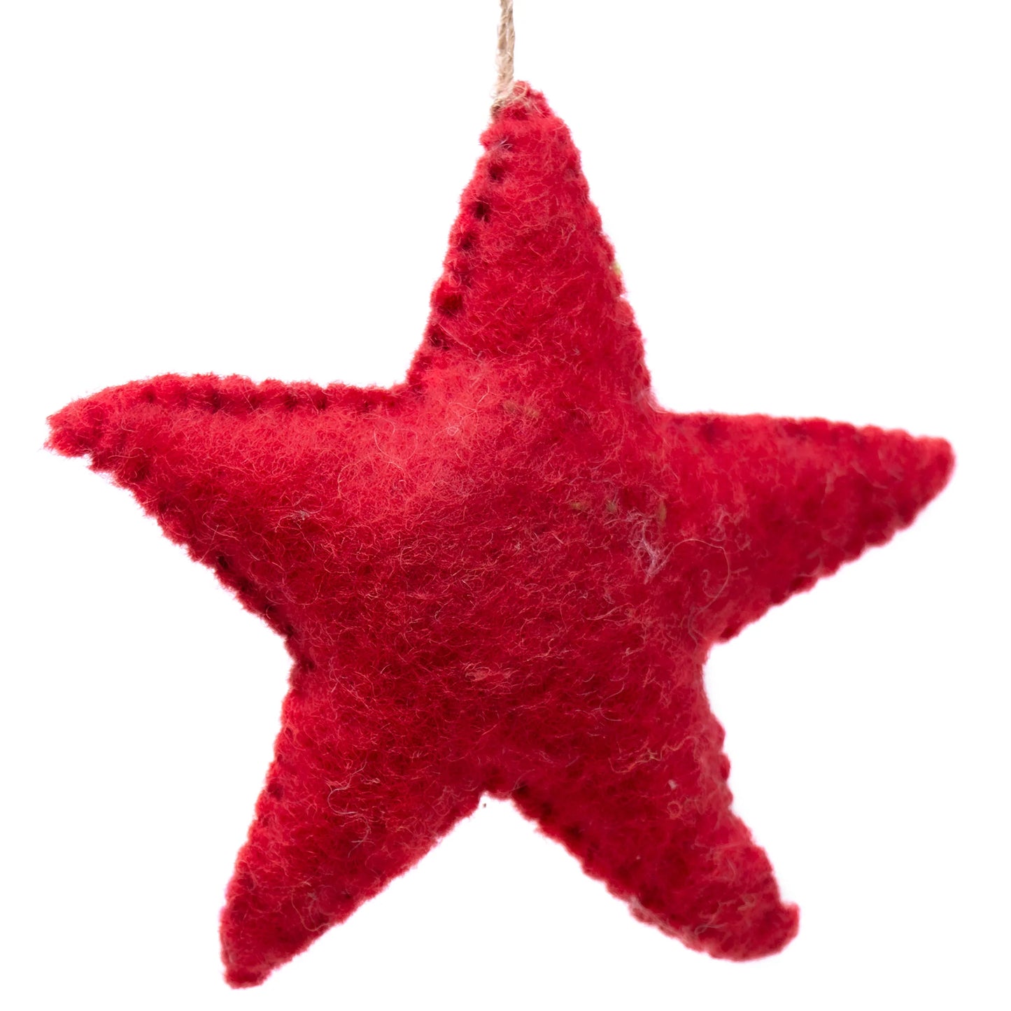 Star Burst Handmade Felt Ornament, Nepal